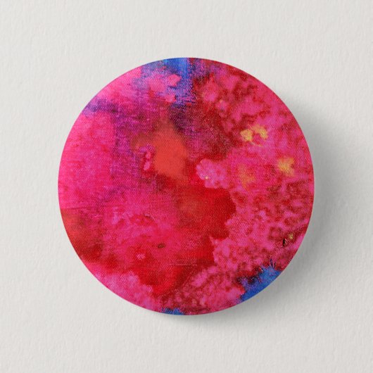 Schokkend Heet Neon Roze Abstract Ronde Button 5,7 Cm (Voorkant)