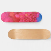 Schokkend Heet Neon Roze Skater Meisje Persoonlijk Skateboard (Horizontaal)
