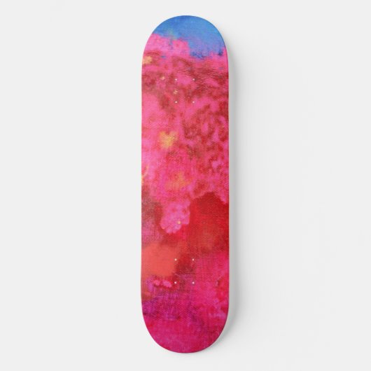 Schokkend Heet Neon Roze Skater Meisje Persoonlijk Skateboard (Voorkant)