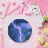 Schokkende Lightning Strike Hoesje-Mate iPhone Cas Papieren Bordje (Feest)