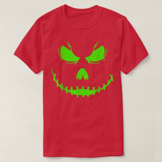  schokkende pompoen, onder invloed van Jack O Lant T-shirt (Design voorkant)