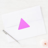 Schokkende roze Stickers; Kies Vorm Sticker (Envelop)