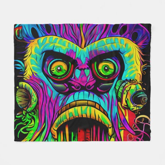 schokkerig fleece deken (Voorkant (Horizontaal))
