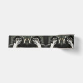 Schokkerige aap grosgrain lint (Voorkant)