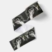 Schokkerige aap grosgrain lint (Achterkant)