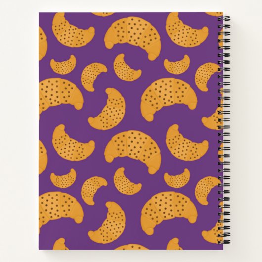 Schokocroissants  notitieboek (Achterkant)