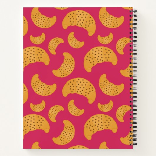 Schokocroissants  notitieboek (Achterkant)