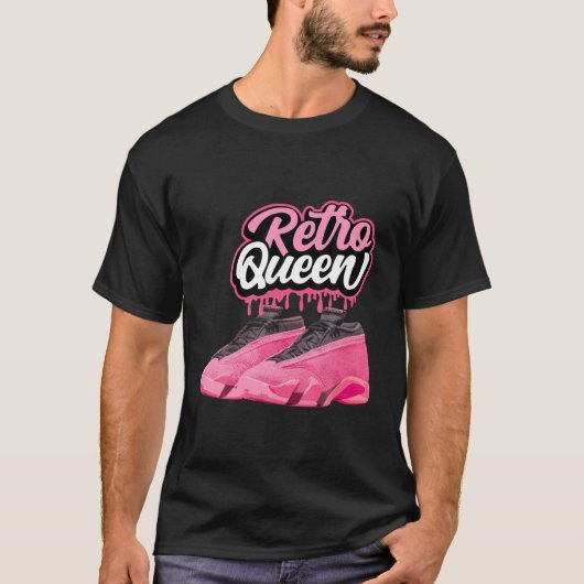 Schokroze 14S T-shirt Retro Queen Matching 14 Shoc (Voorkant)