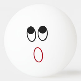 Schokte kant pingpongbal
