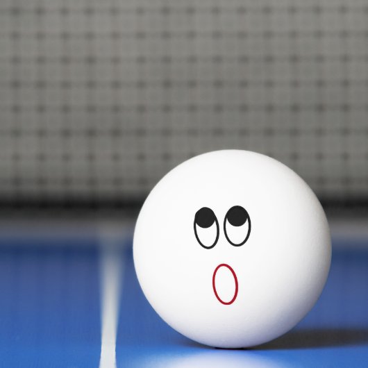 Schokte kant pingpongbal (Net)