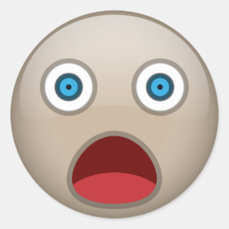 Schokte Ronde Sticker