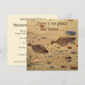 Schol Vis, Grappig Housewarming Party Kaart (Voorkant / Achterkant)