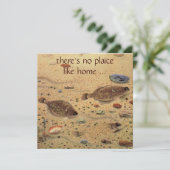 Schol Vis, Grappig Housewarming Party Kaart (Staand voorkant)