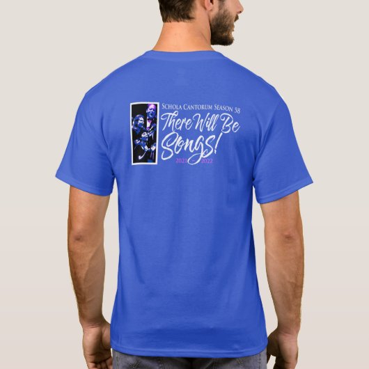Schola Blue schola cantorum season 58 tee T-shirt (Achterkant)
