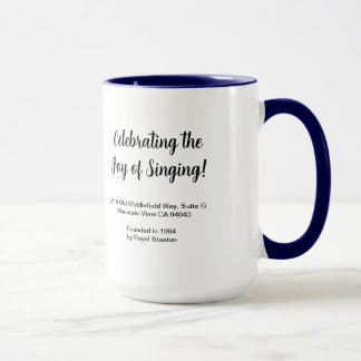 Schola Cantorum "dot logo" mok - in 11 of 15 oz.