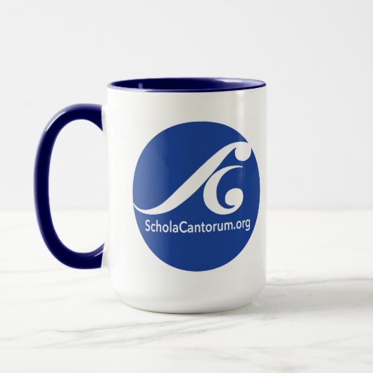 Schola Cantorum "dot logo" mok - in 11 of 15 oz. (Links)