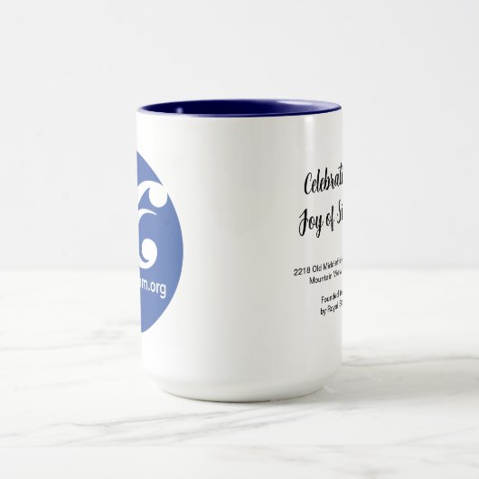 Schola Cantorum "dot logo" mok - in 11 of 15 oz. (Midden)