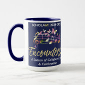 Schola Cantorum Ontmoet Blauw 12 oz Mok (Links)