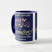 Schola Cantorum Ontmoet Blauw 12 oz Mok (Voorkant links)