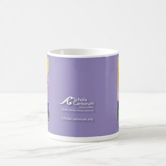 Schola Cantorum white "Big Easy" gala mok (Center)