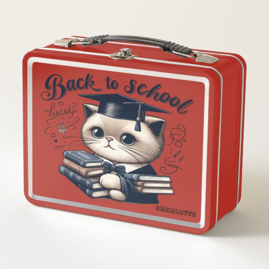 Scholar Cat Lunchbox (Voorkant)