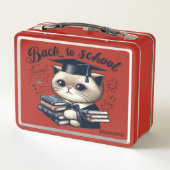 Scholar Cat Lunchbox (Achterkant)