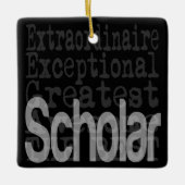 Scholar Extraordinaire Keramisch Ornament (Voorkant)