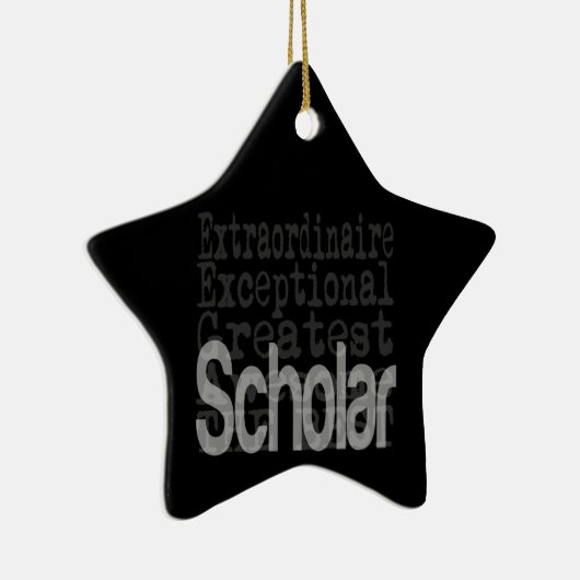 Scholar Extraordinaire Keramisch Ornament (Rechts)