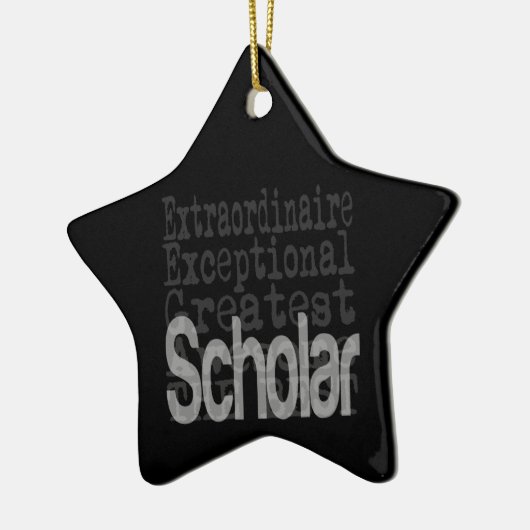 Scholar Extraordinaire Keramisch Ornament (Links)