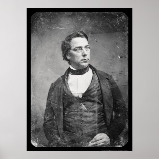 Scholar George Perkins Marsh Daguerreotype 1850 Poster (Voorkant)