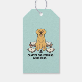 Scholar Golden Retriever Reading Books Opal Cute Cadeaulabel