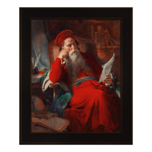 Scholar in zijn studie van Friedrich von Amerling Foto Afdruk