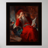 Scholar in zijn studie van Friedrich von Amerling Poster (Voorkant)