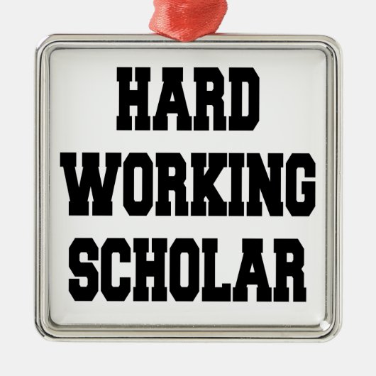 Scholar Metalen Ornament (Voorkant)