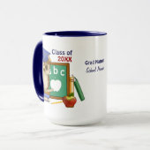 Scholar Owl Afstuderen Mok (Voorkant links)