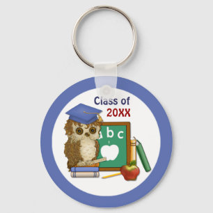 Scholar Owl Afstuderen Sleutelhanger