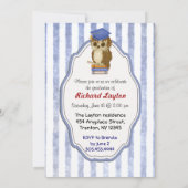 Scholar Owl - Afstuderen Uitnodiging (Achterkant)