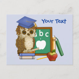 Scholar Owl Briefkaart