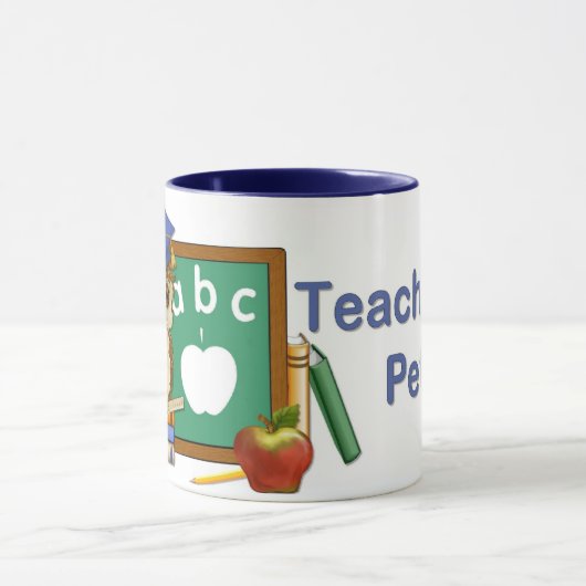 Scholar Uil - Docenten Huisdier Cup Mok (Midden)