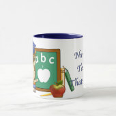 Scholar Uil - Nummer 1 Teacher Cup Mok (Midden)
