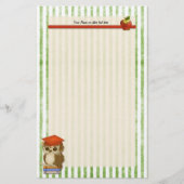 Scholar Uil Teacher - Aanpassen Briefpapier (Voorkant)