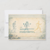 Scholarly Physical Therapy Graduation RSVP Kaartje (Voorkant)