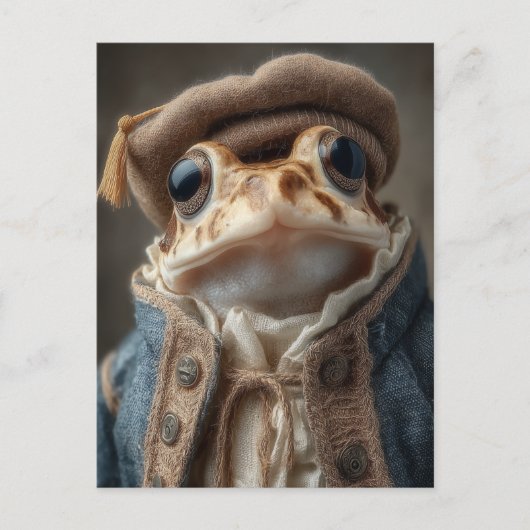 Scholarly Toad in kleding Briefkaart (Voorkant)