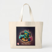 ScholarSphere: Speel. Leren. Groeien." Grote Tote Bag (Voorkant)