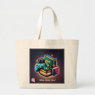 ScholarSphere: Speel. Leren. Groeien." Grote Tote Bag