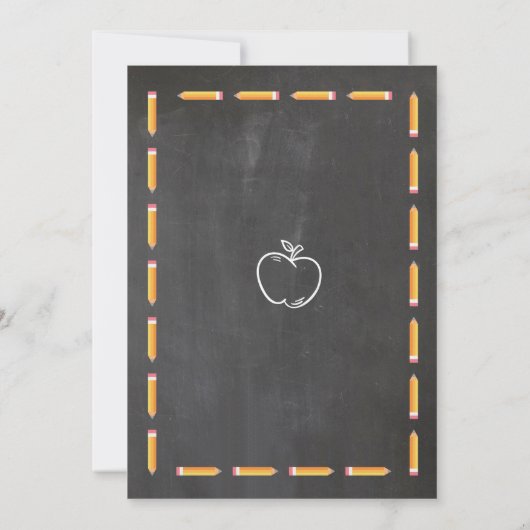 Scholen Onze Forever Retirement Party Teacher Kaart (Achterkant)