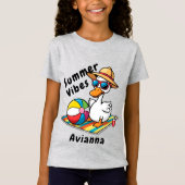 Scholen Out Summer Fun Gekke Goose T-shirt (Voorkant)