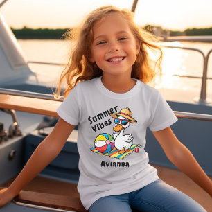 Scholen Out Summer Fun Gekke Goose T-shirt