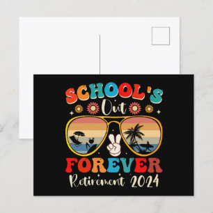 Scholen sluiten voor altijd Gepensioneerde leraar  Briefkaart