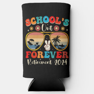 Scholen sluiten voor altijd Gepensioneerde leraar  Seltzer Blikjeskoeler